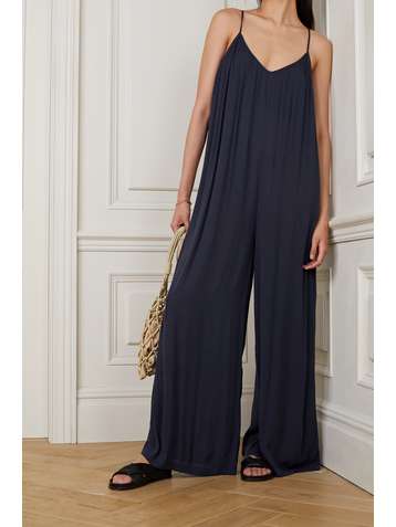 L'AGENCE Hina crepe jumpsuit