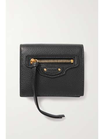 BALENCIAGA Neo Classic Portemonnaie aus strukturiertem Leder