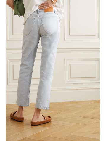 FRAME Le Italien high-rise straight-leg jeans