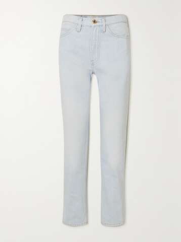 FRAME Le Italien high-rise straight-leg jeans