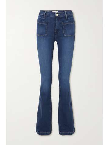 FRAME Le Bardot high-rise flared jeans