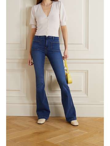 FRAME Jocelyn ribbed-knit cardigan