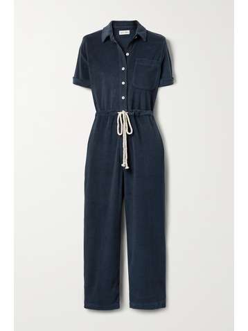 ALEX MILL Benny cotton-blend terry jumpsuit