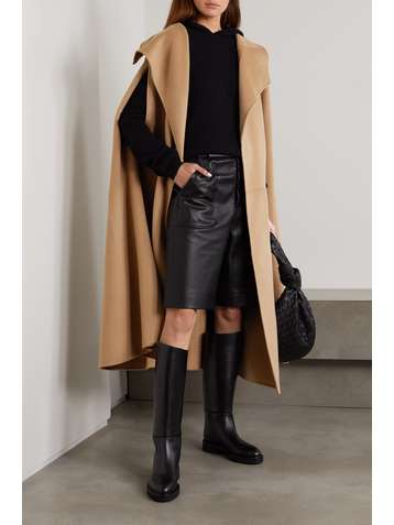 TOTÊME Signature Cape aus einer Woll-Kaschmirmischung