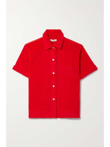 ALEX MILL Benny cotton-blend terry shirt