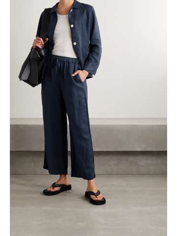 ALEX MILL Polly linen-twill wide-leg pants