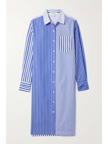 ALEX MILL Kelsey striped cotton shirt dress
