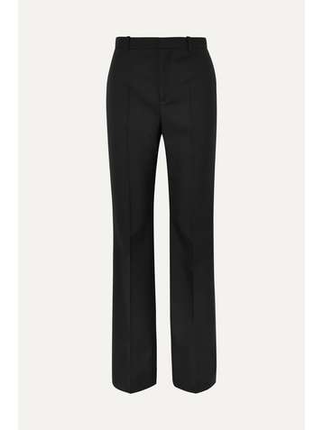 BALENCIAGA Wool-gabardine straight-leg pants