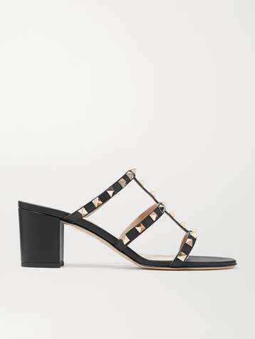VALENTINO Valentino Garavani Rockstud 60 leather mules