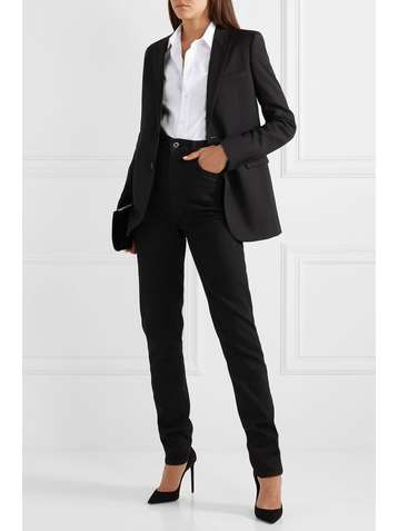 SAINT LAURENT Cotton-poplin shirt