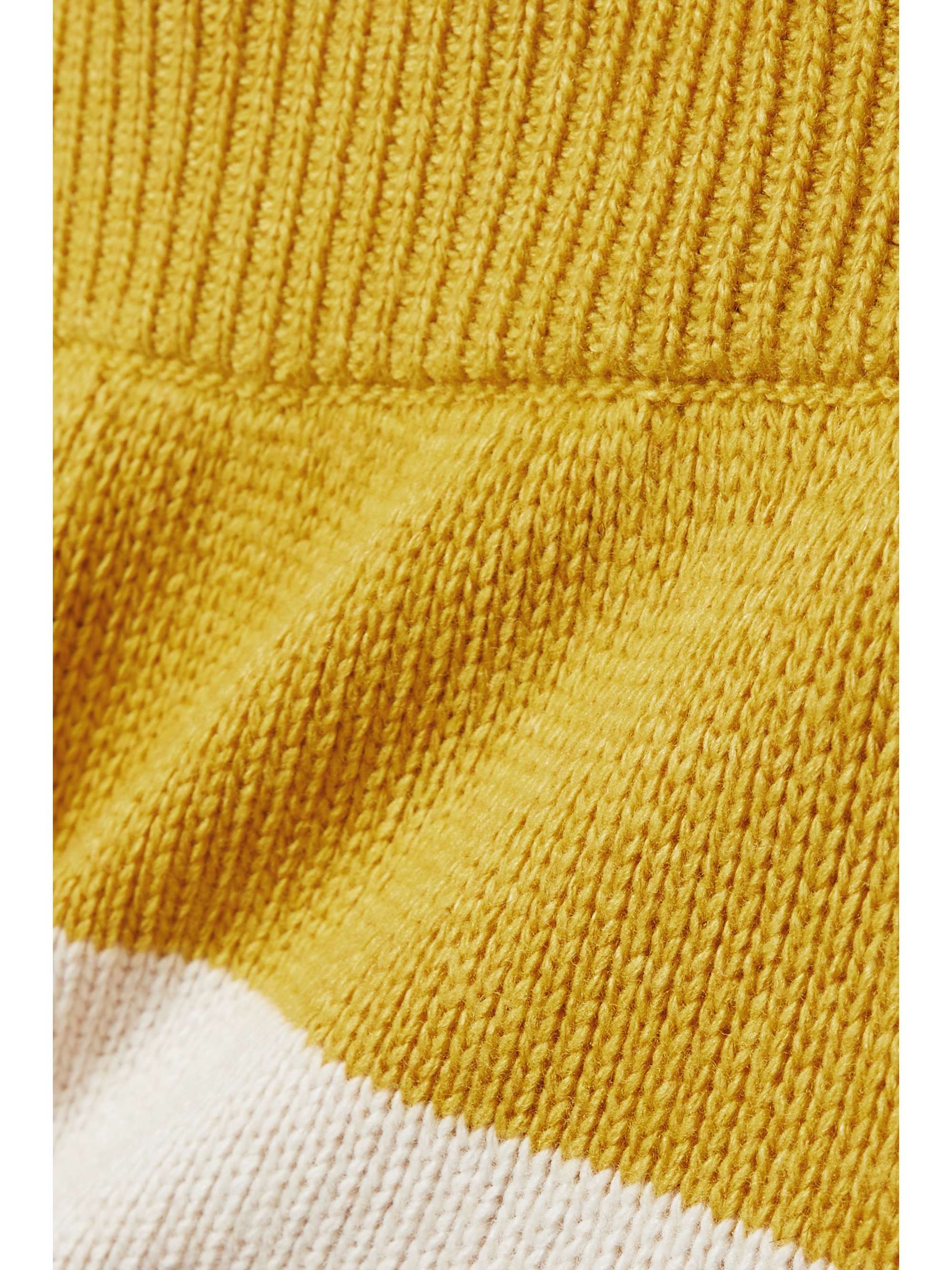 PARADIS PERDUS + NET SUSTAIN Jasper striped recycled knitted shorts