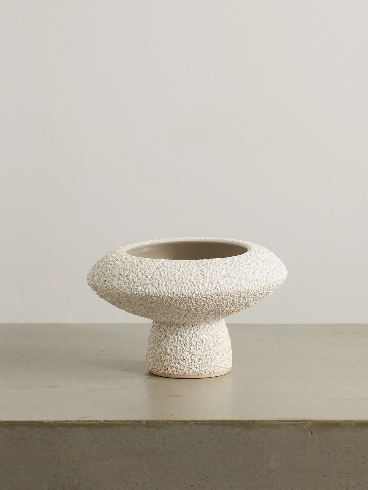 Marloe Marloe - + Net Sustain Lully Glazed Ceramic Vase - Neutrals