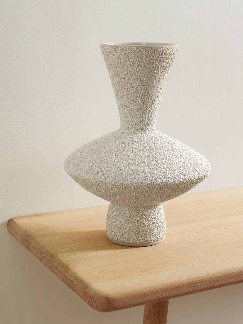 MARLOE MARLOE + Net Sustain Stevie Glazed Ceramic Vase