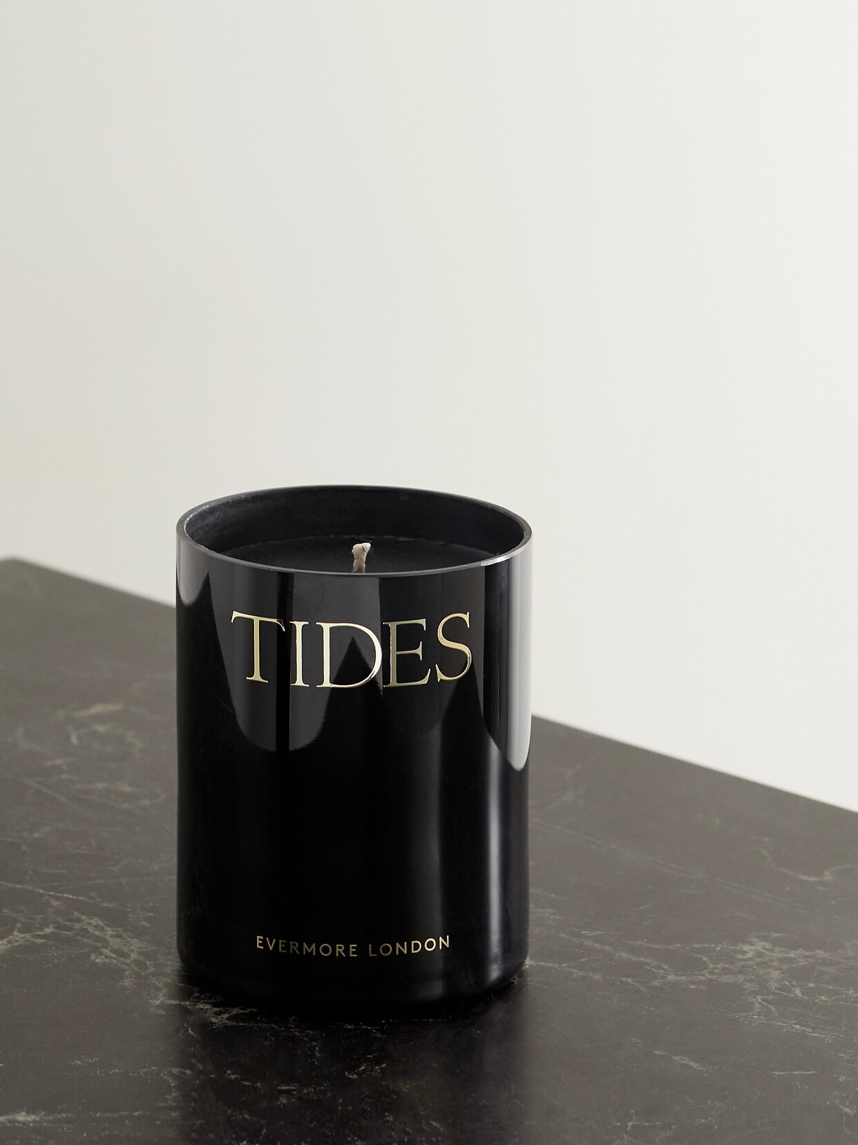 Evermore Tides Scented Candle In Black