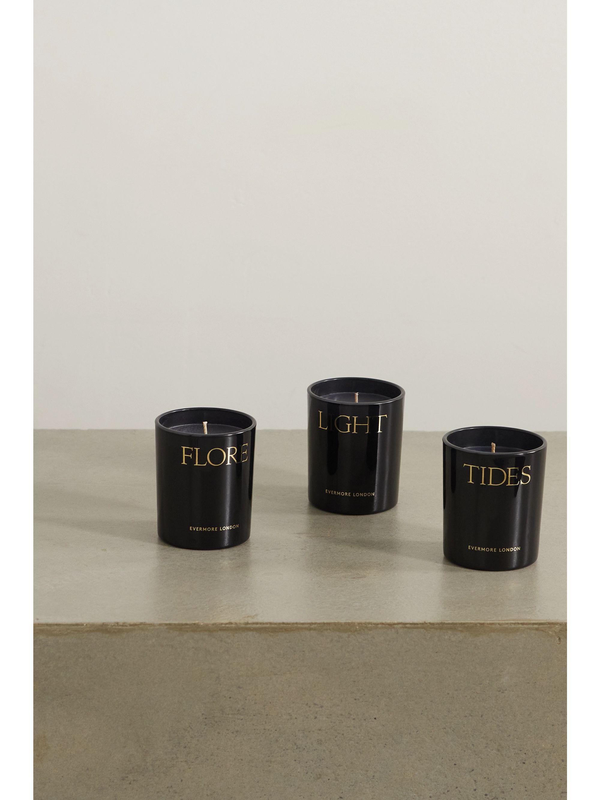 Black Daybreak Scented Candles 3 X 145g Evermore Net A Porter