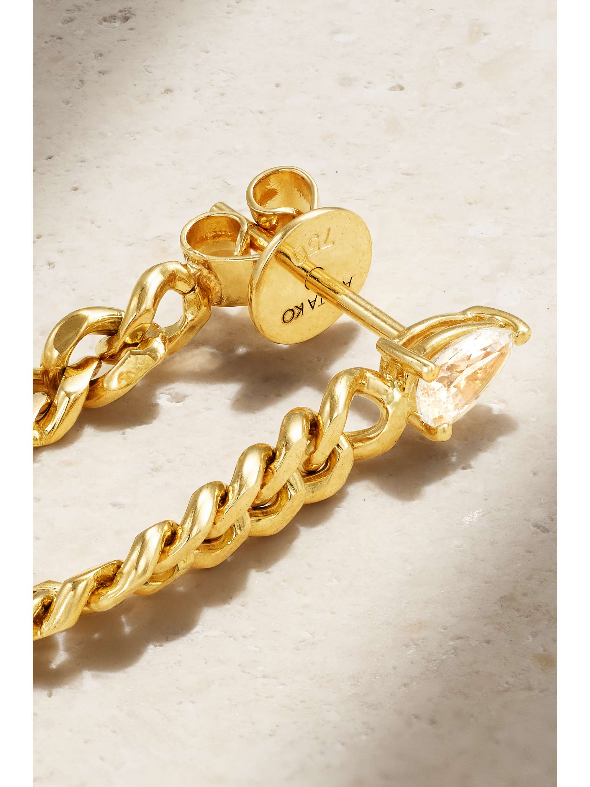 ANITA KO 18-karat gold diamond earring