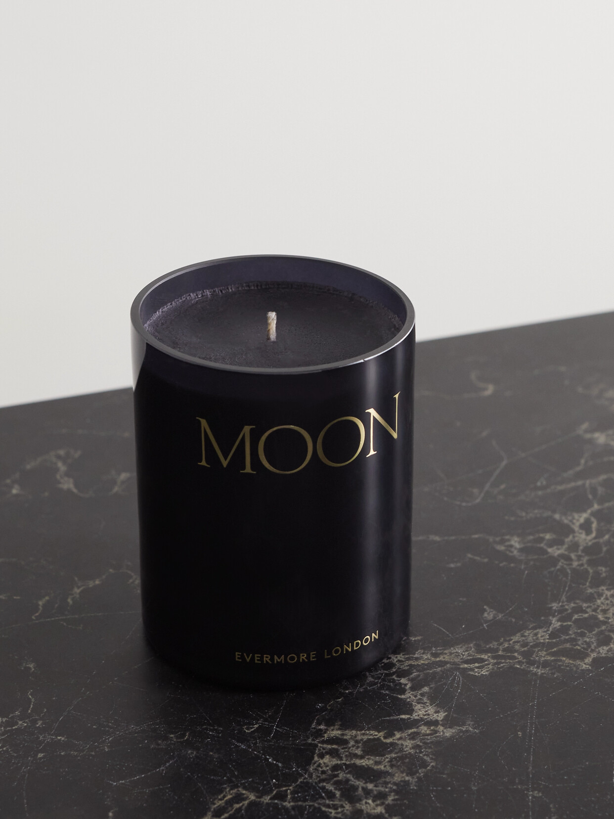 Evermore Moon Scented Candle In Black