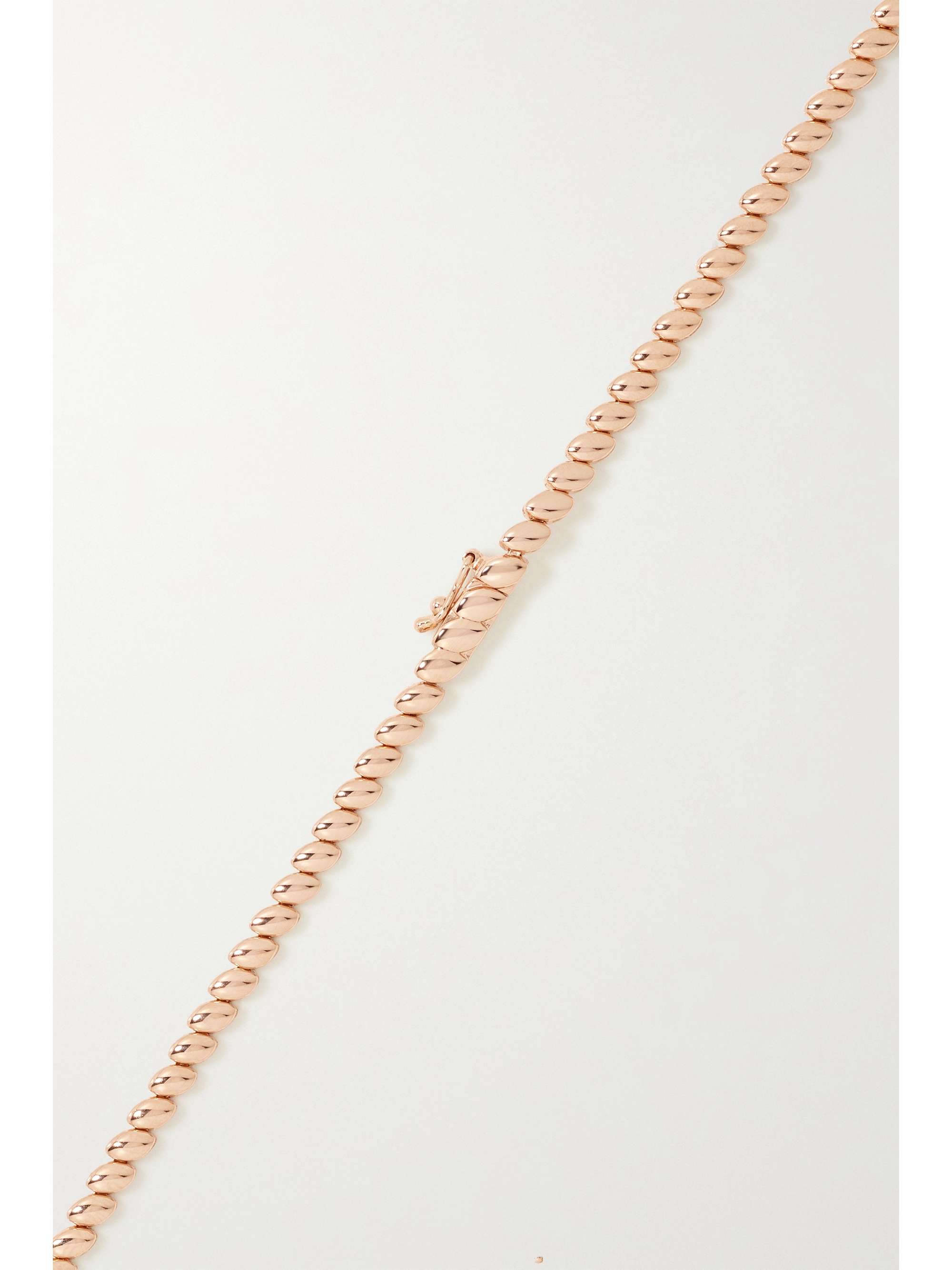 ANITA KO 18-karat rose gold diamond necklace