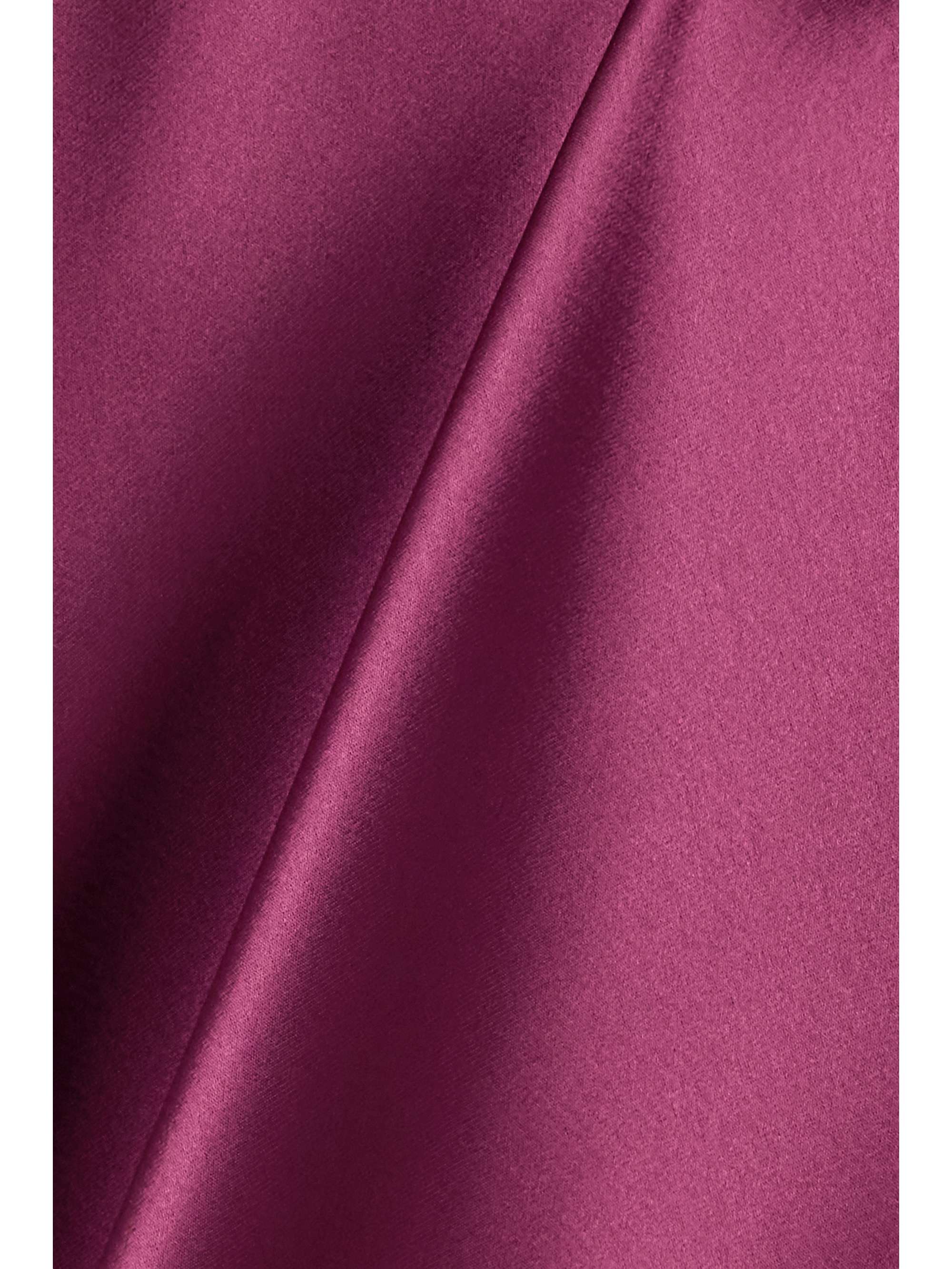 GALVAN Sienna satin halterneck gown