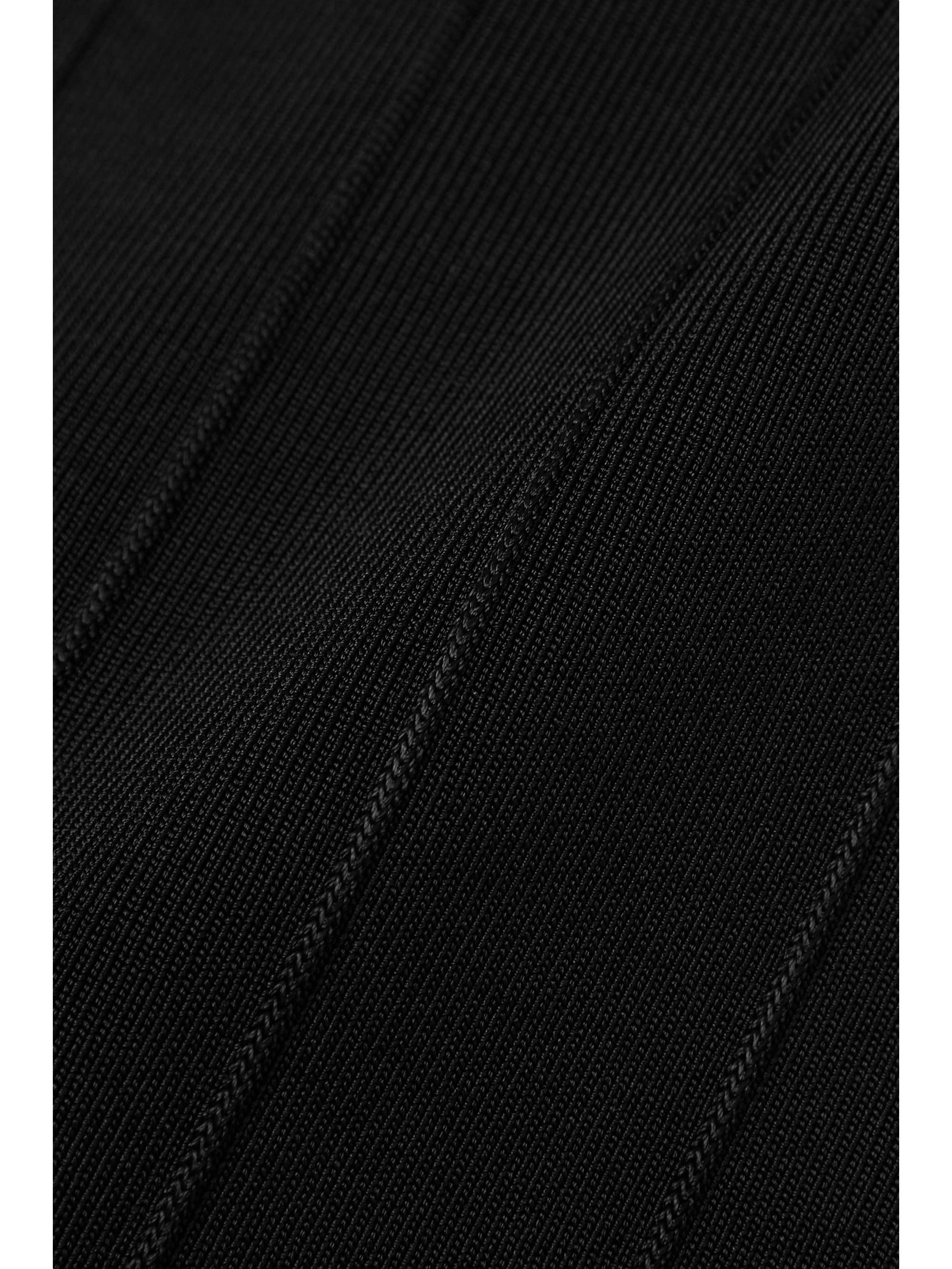 GALVAN Atalanta pleated stretch-knit midi dress