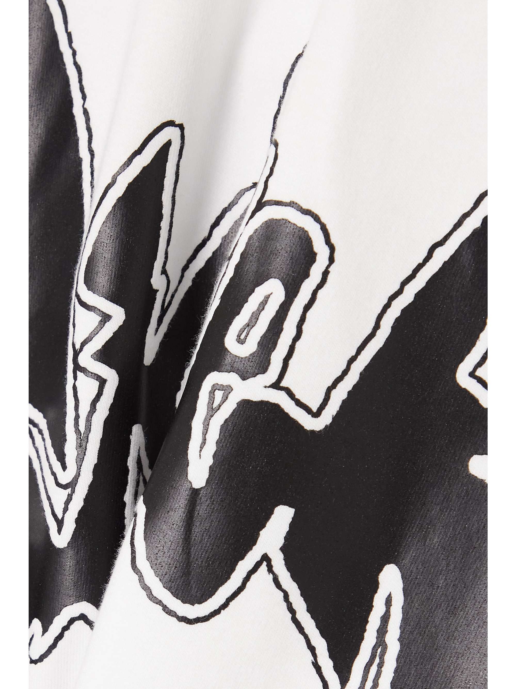 AMINA MUADDI Printed cotton-jersey top