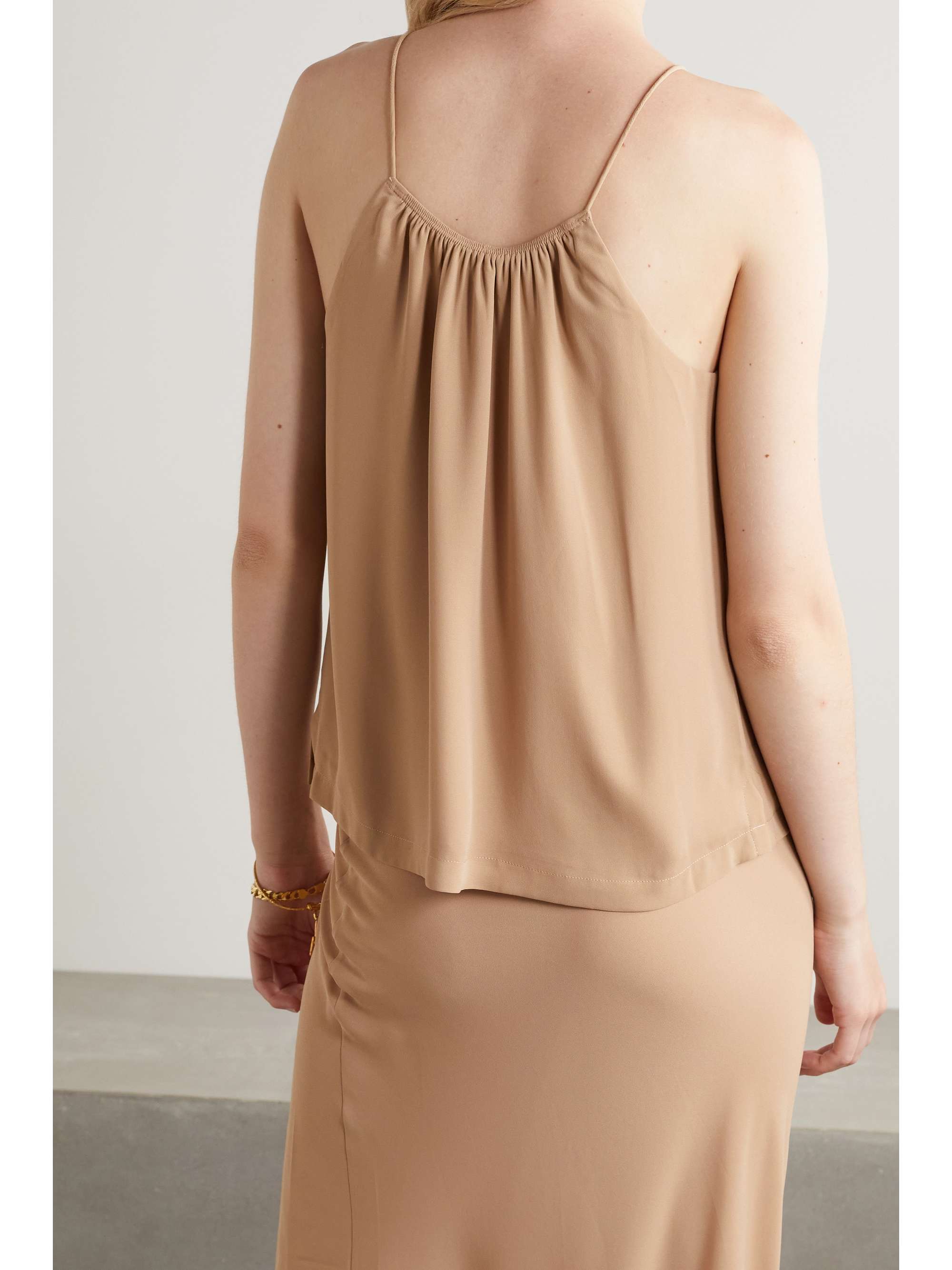 ATM ANTHONY THOMAS MELILLO Gathered georgette camisole