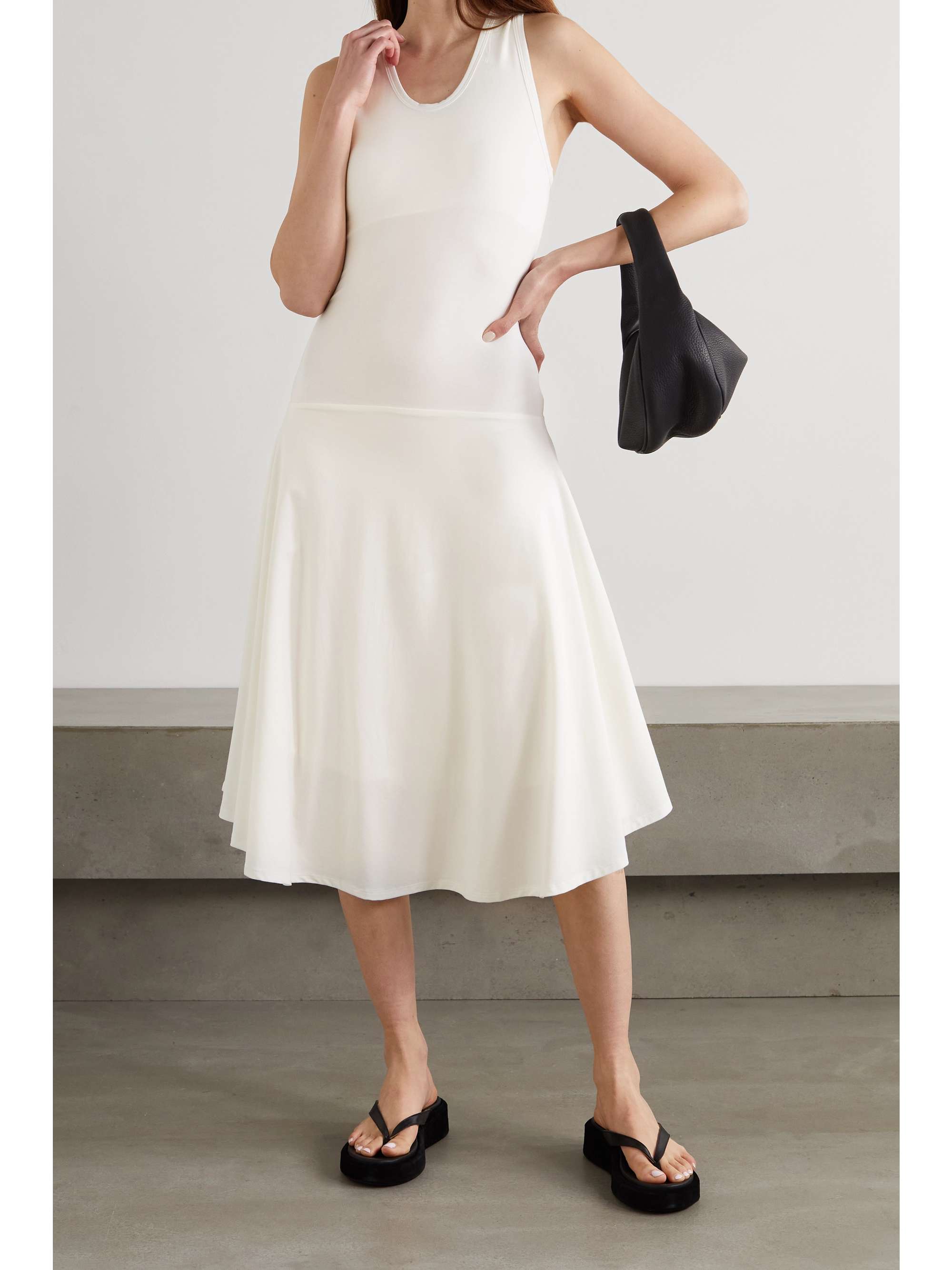 THE LINE BY K Cian cutout stretch-cotton and modal-blend jersey dress
