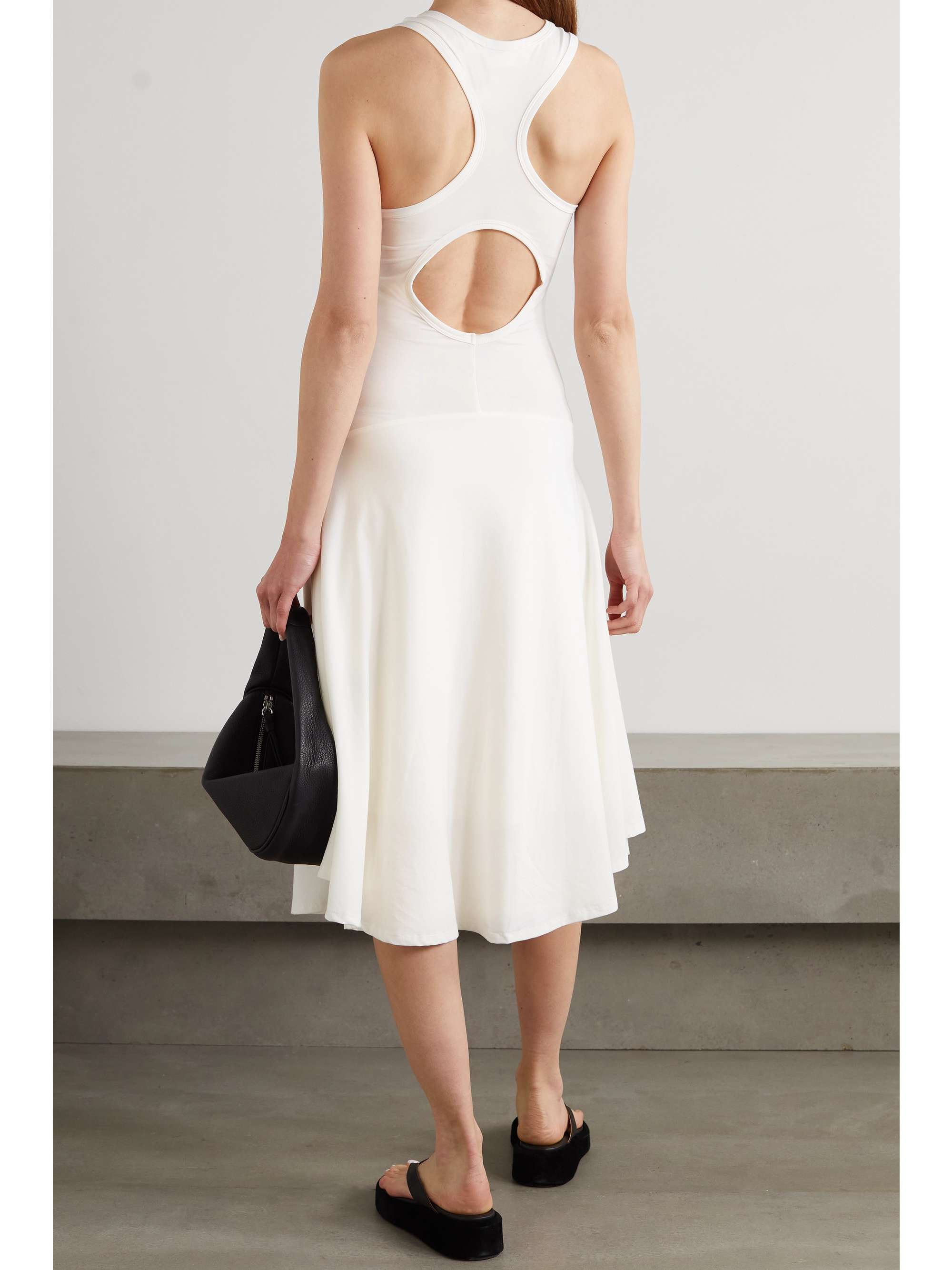 THE LINE BY K Cian cutout stretch-cotton and modal-blend jersey dress