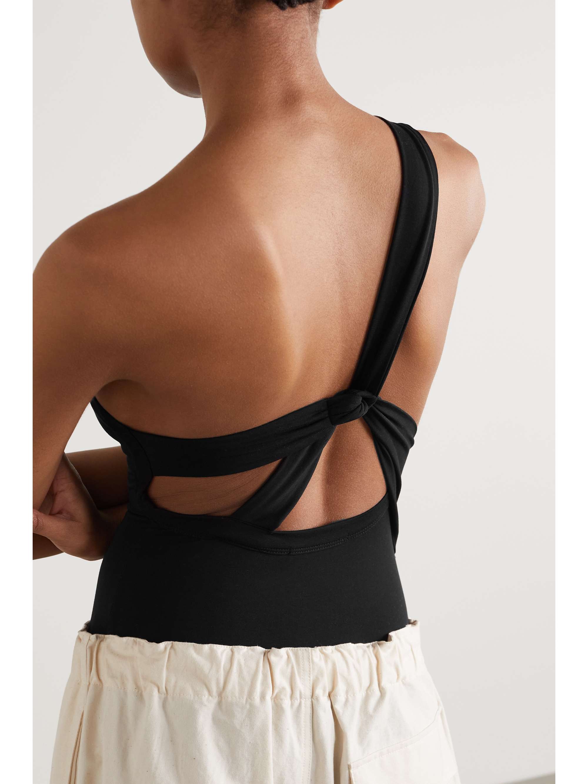 THE LINE BY K Aisling one-shoulder twist-back stretch-Micro Modal bodysuit
