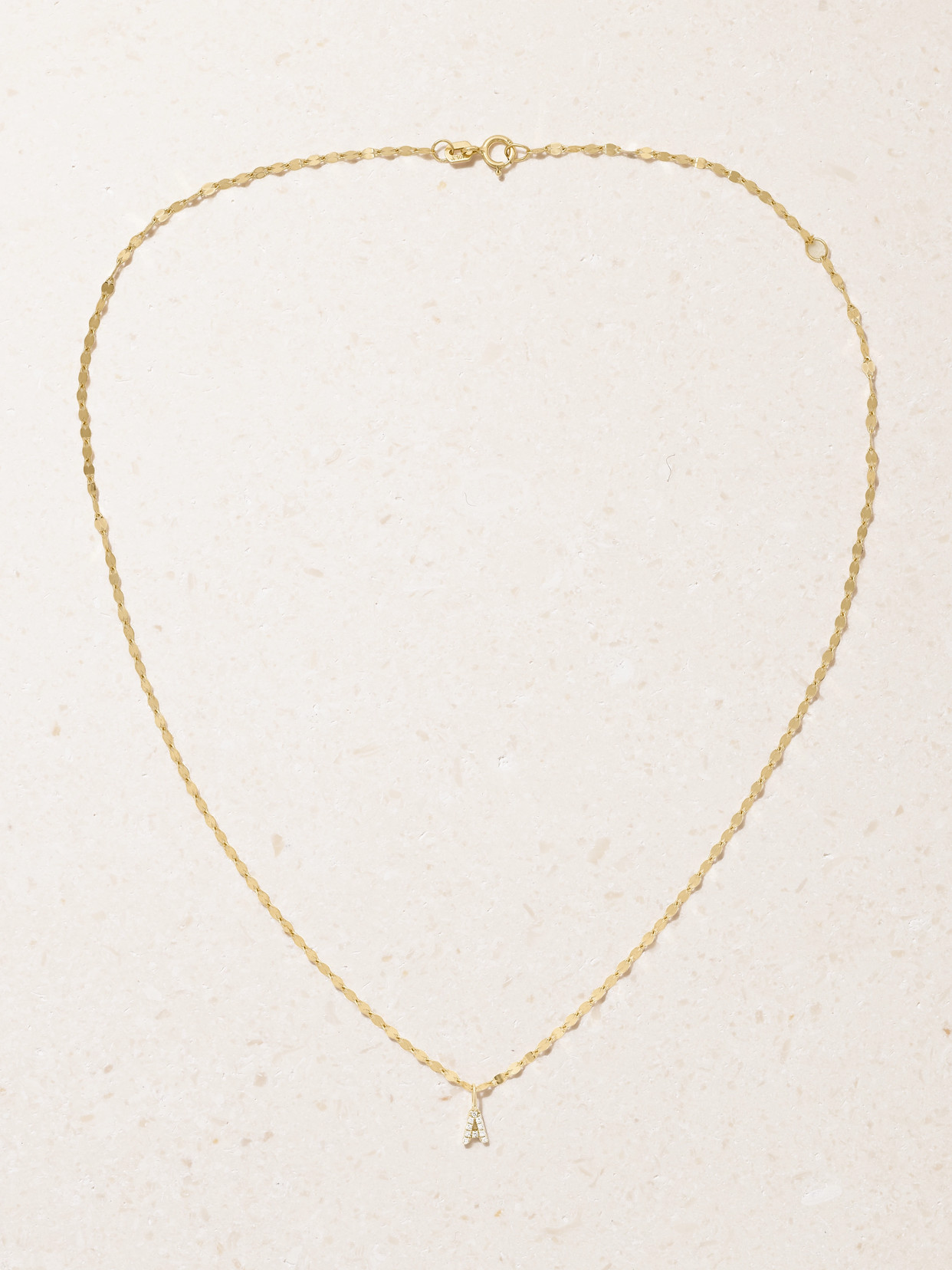 Shop Stone And Strand Initial Sparkle Gold Diamond Necklace