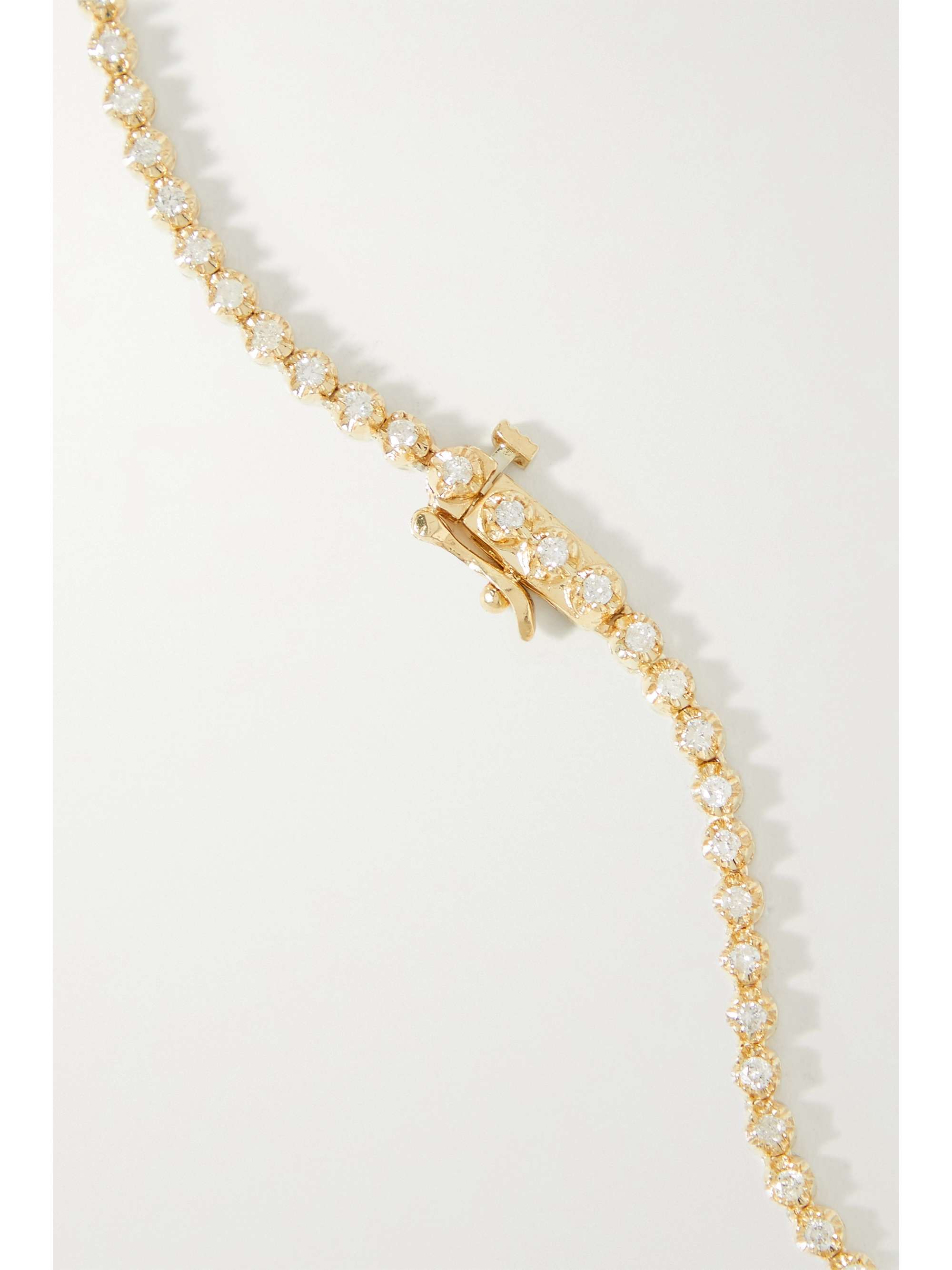 STONE AND STRAND Noble 10-karat gold diamond necklace