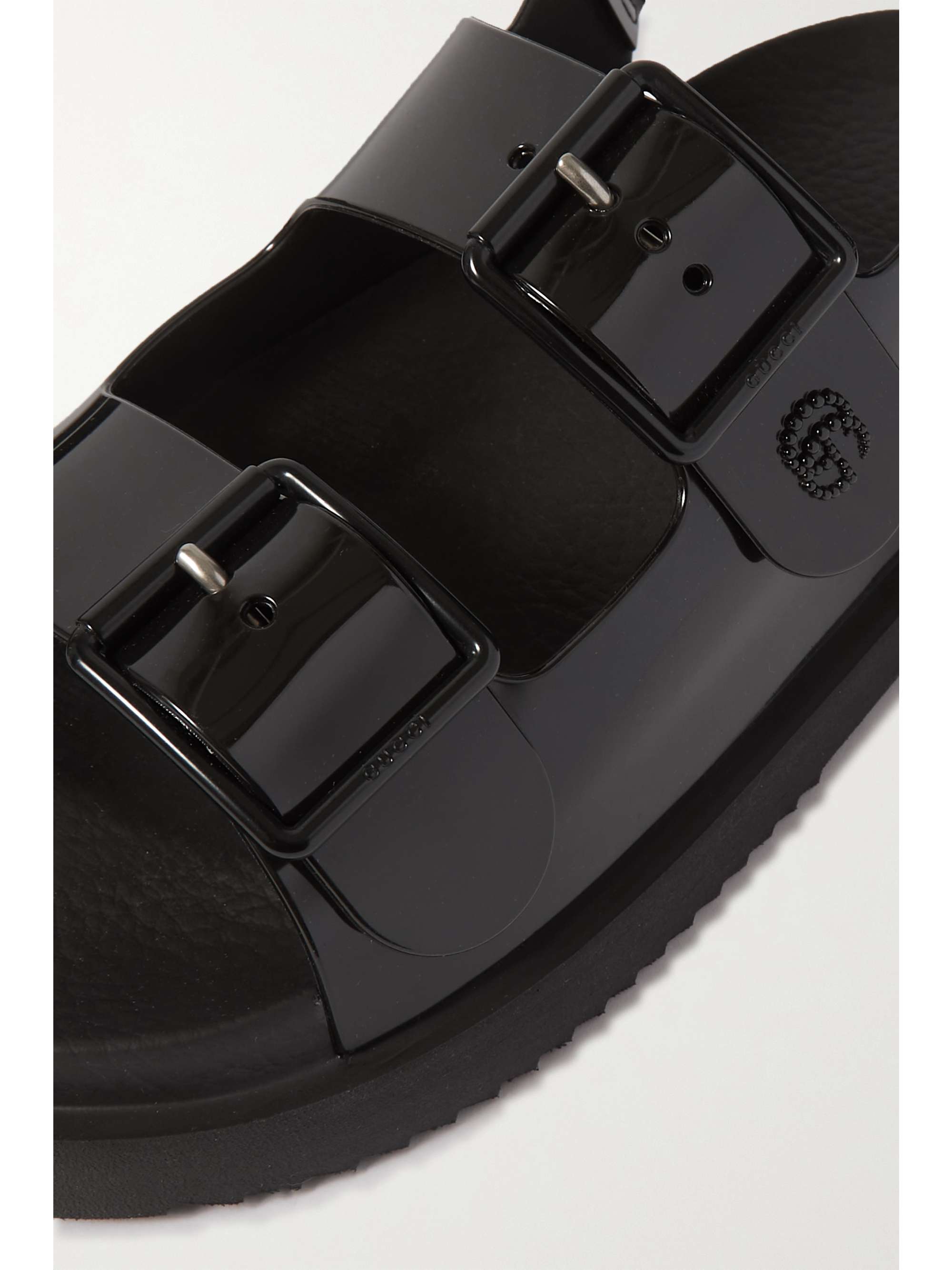 GUCCI Isla buckled rubber sandals