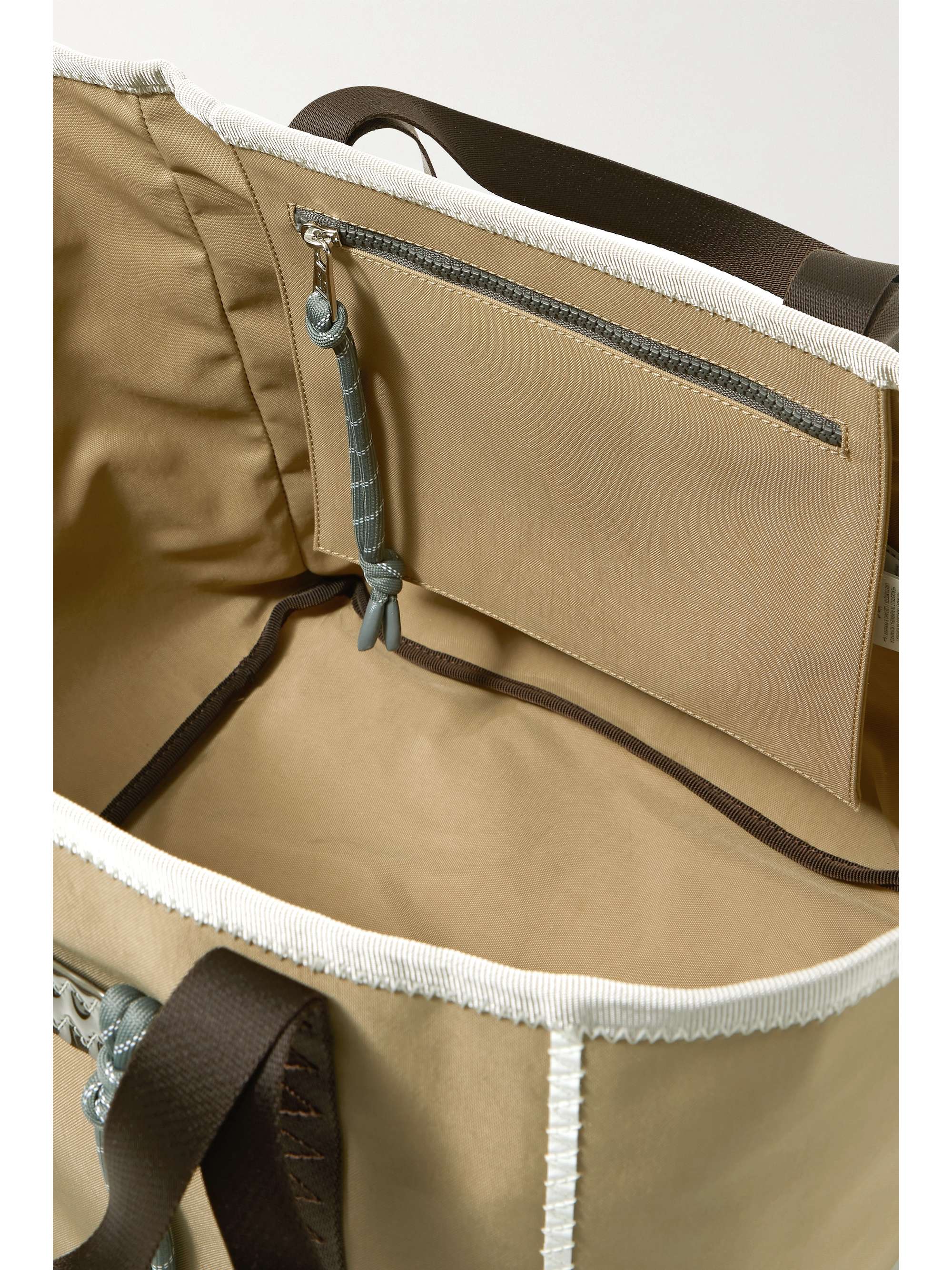 MONCLER GENIUS + 1 JW Anderson grosgrain, PVC and felt-trimmed canvas tote