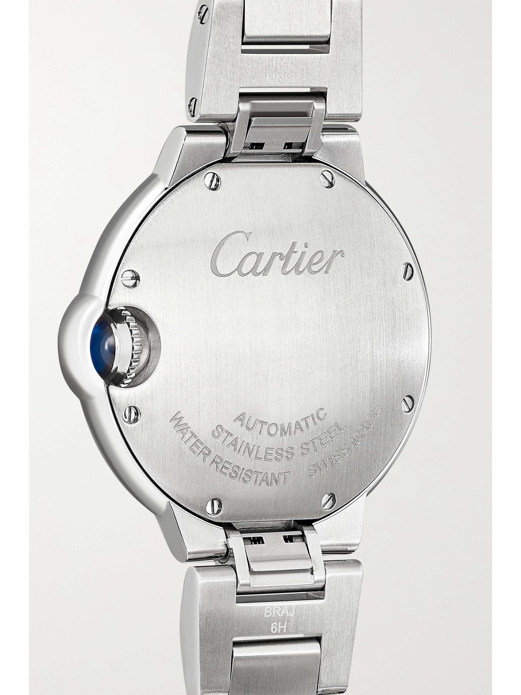 CARTIER Ballon Bleu de Cartier Automatic 33mm stainless steel and diamond watch