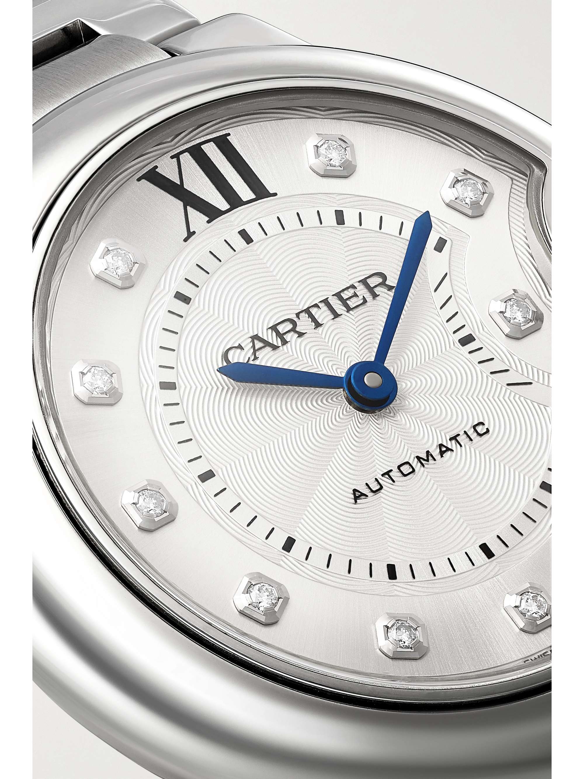 CARTIER Ballon Bleu de Cartier Automatic 33mm stainless steel and diamond watch