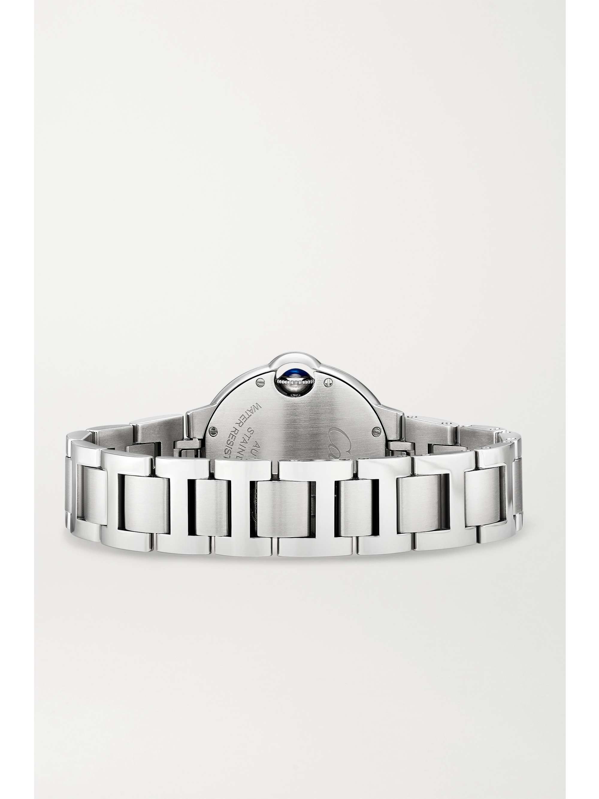 CARTIER Ballon Bleu de Cartier Automatic 33mm stainless steel and diamond watch