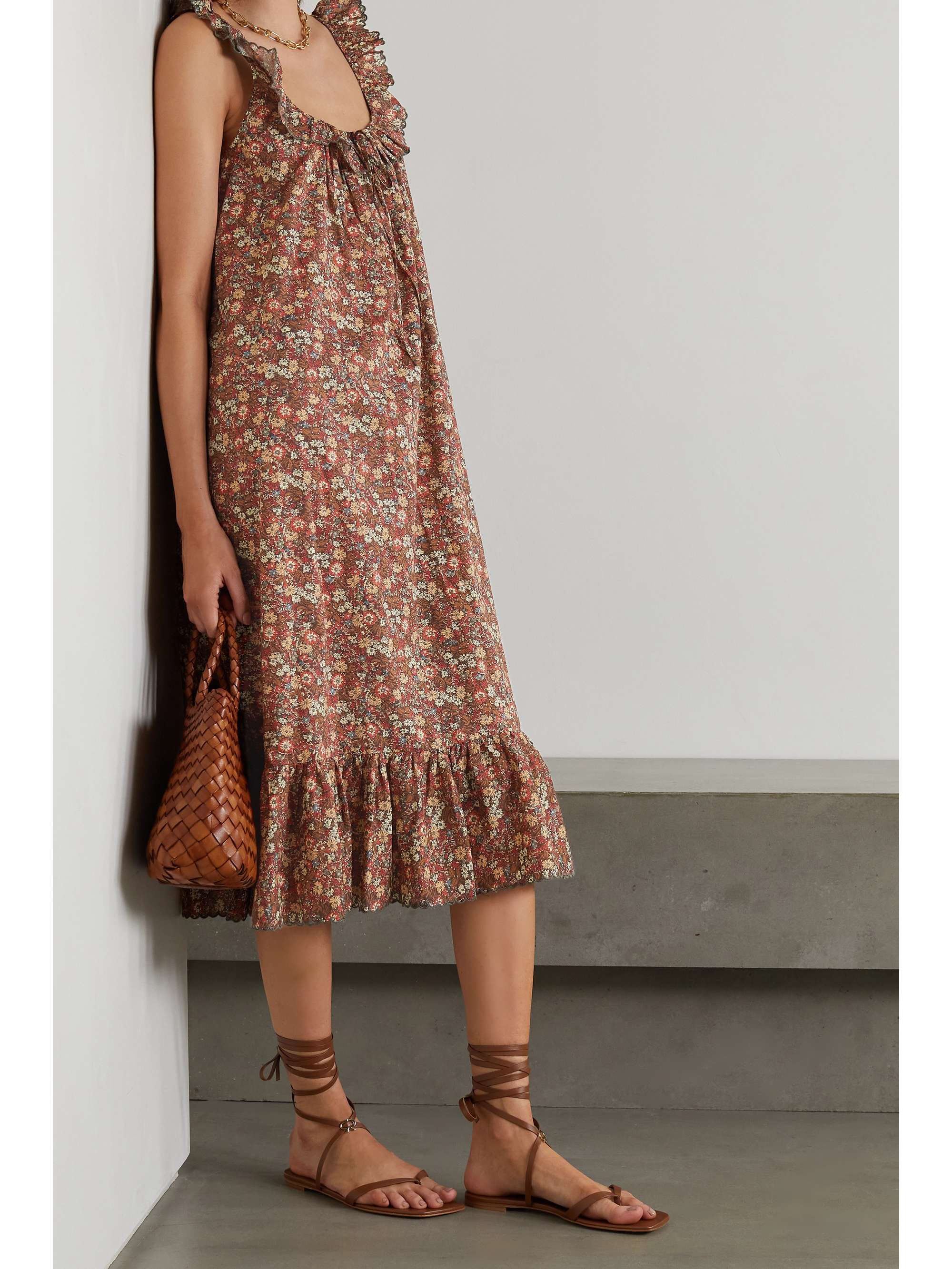 net floral dress