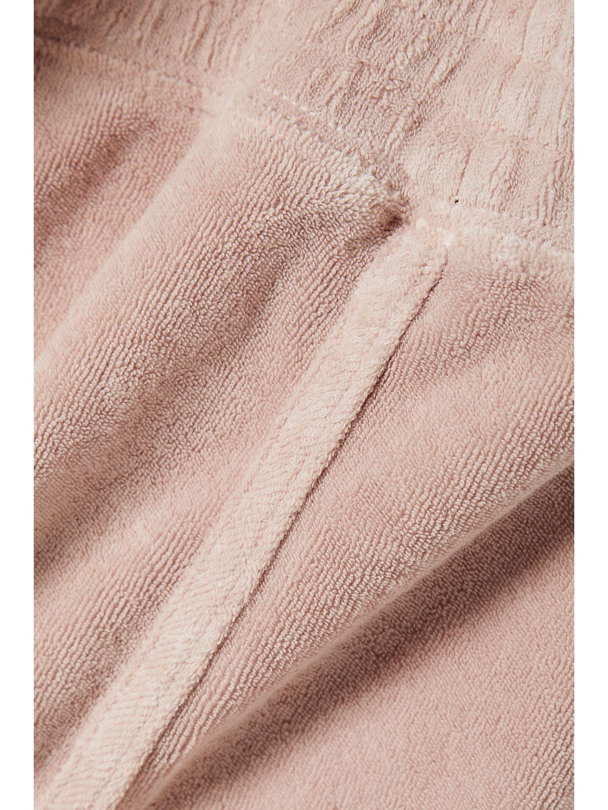 THE GREAT. Cotton-terry shorts