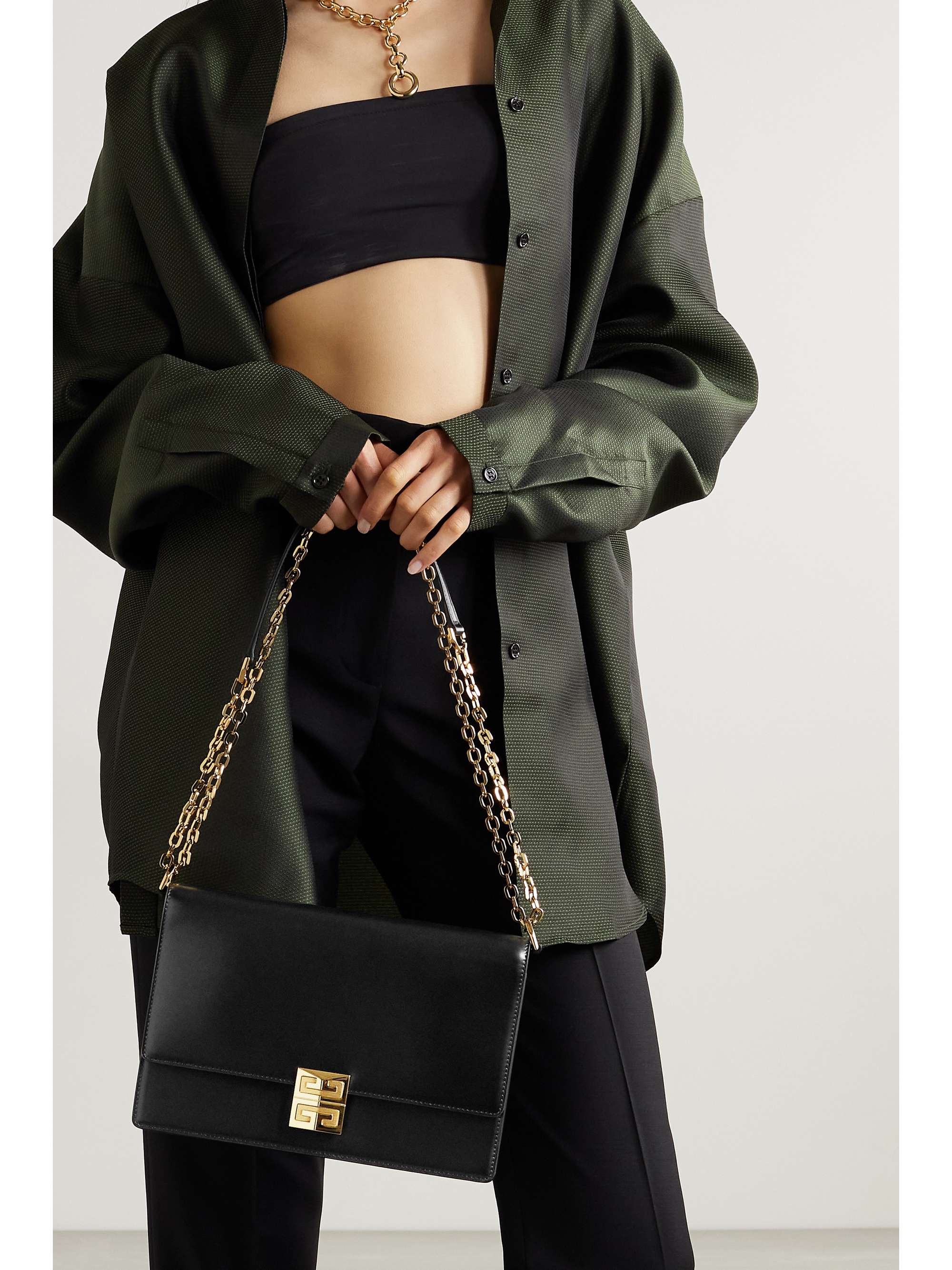 GIVENCHY Small leather shoulder bag NETAPORTER