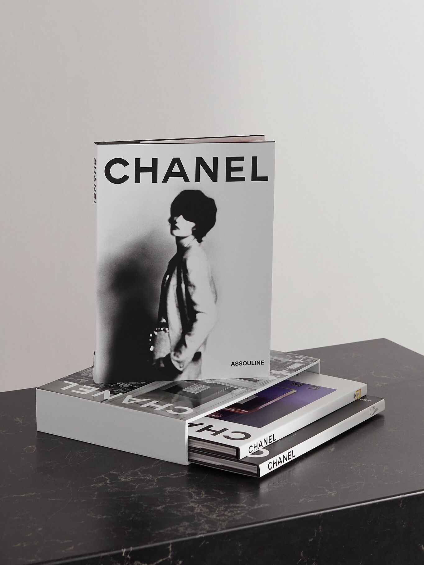 Gray Chanel set of three hardcover books ASSOULINE NETAPORTER