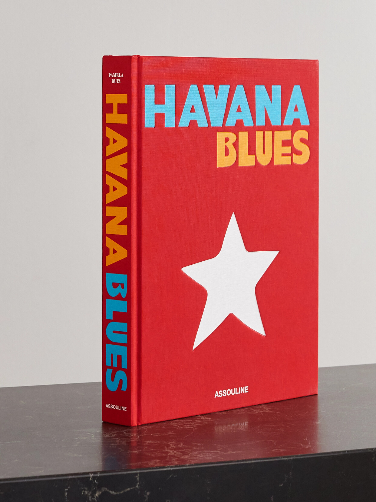 Assouline Havana Blues By Pamela Ruiz Hardcover Book In Red
