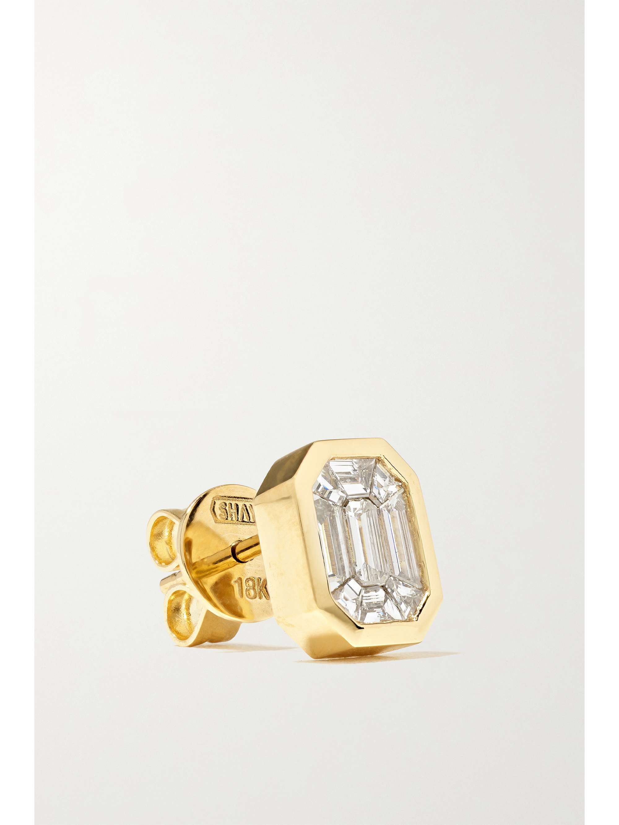 SHAY 18-karat gold diamond earrings