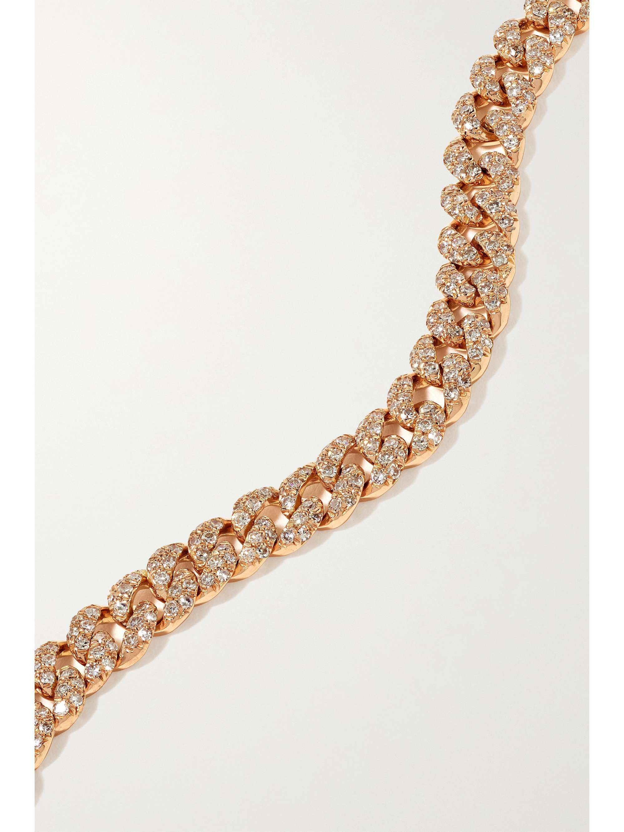 SHAY Kette aus 18 Karat Roségold mit Diamanten