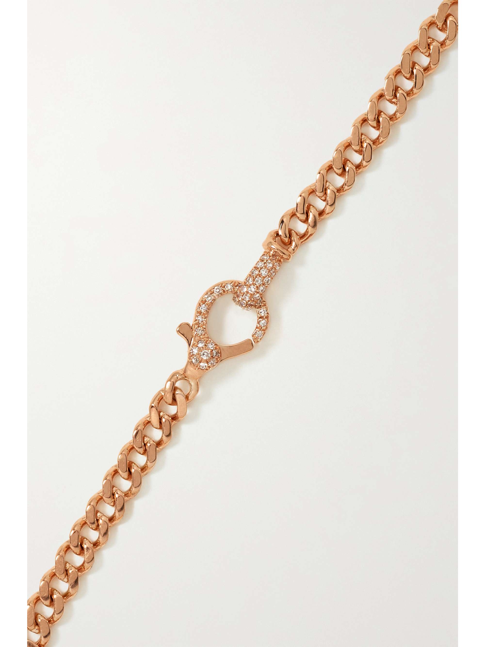 SHAY Armband aus 18 Karat Roségold mit Diamanten