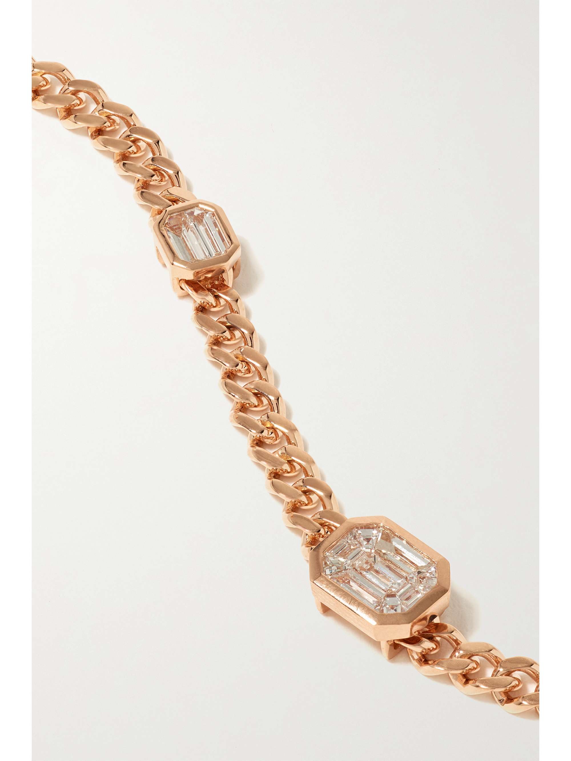 SHAY Armband aus 18 Karat Roségold mit Diamanten