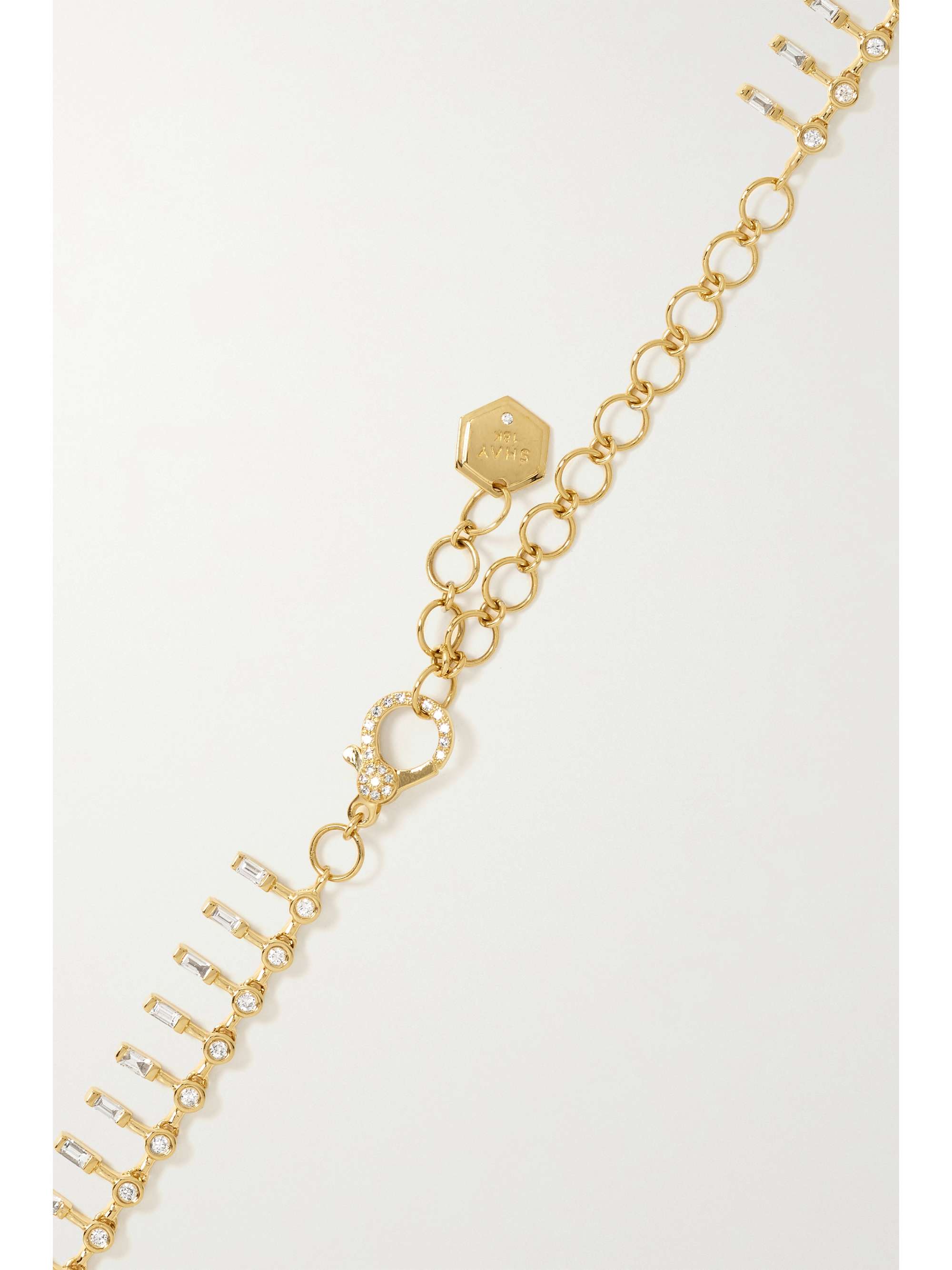 SHAY 18-karat gold diamond necklace