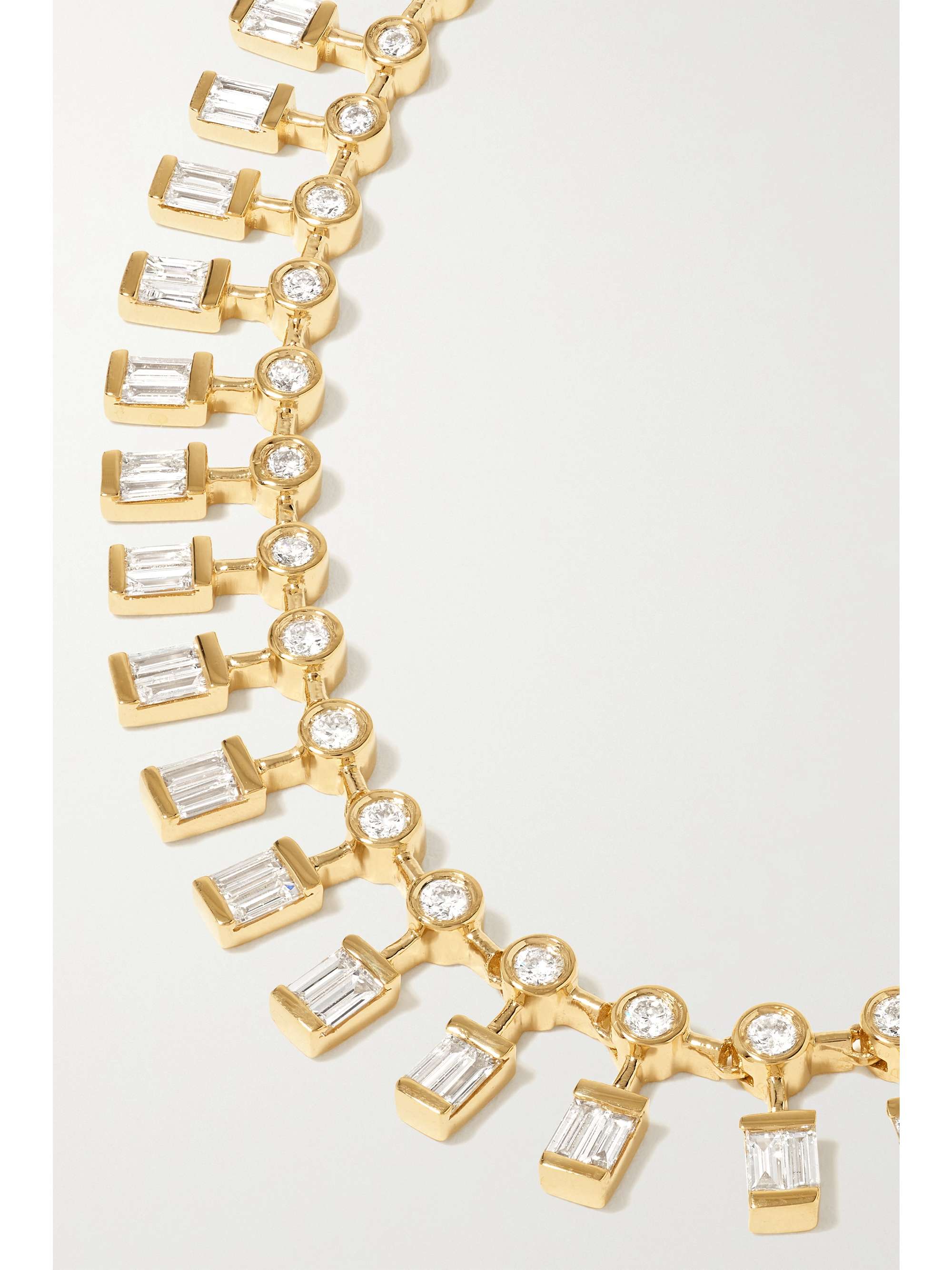 SHAY 18-karat gold diamond necklace