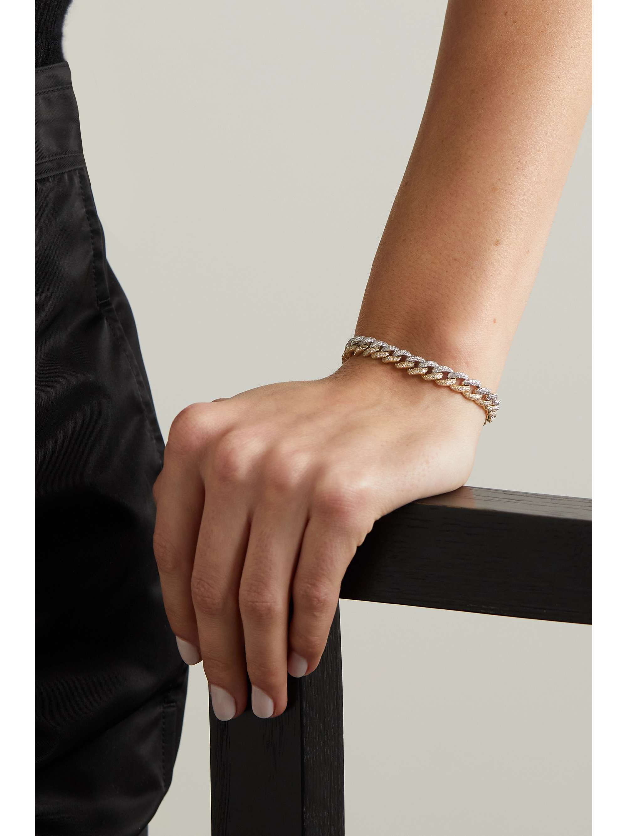 SHAY Essential Armband aus 18 Karat Gold mit Diamanten