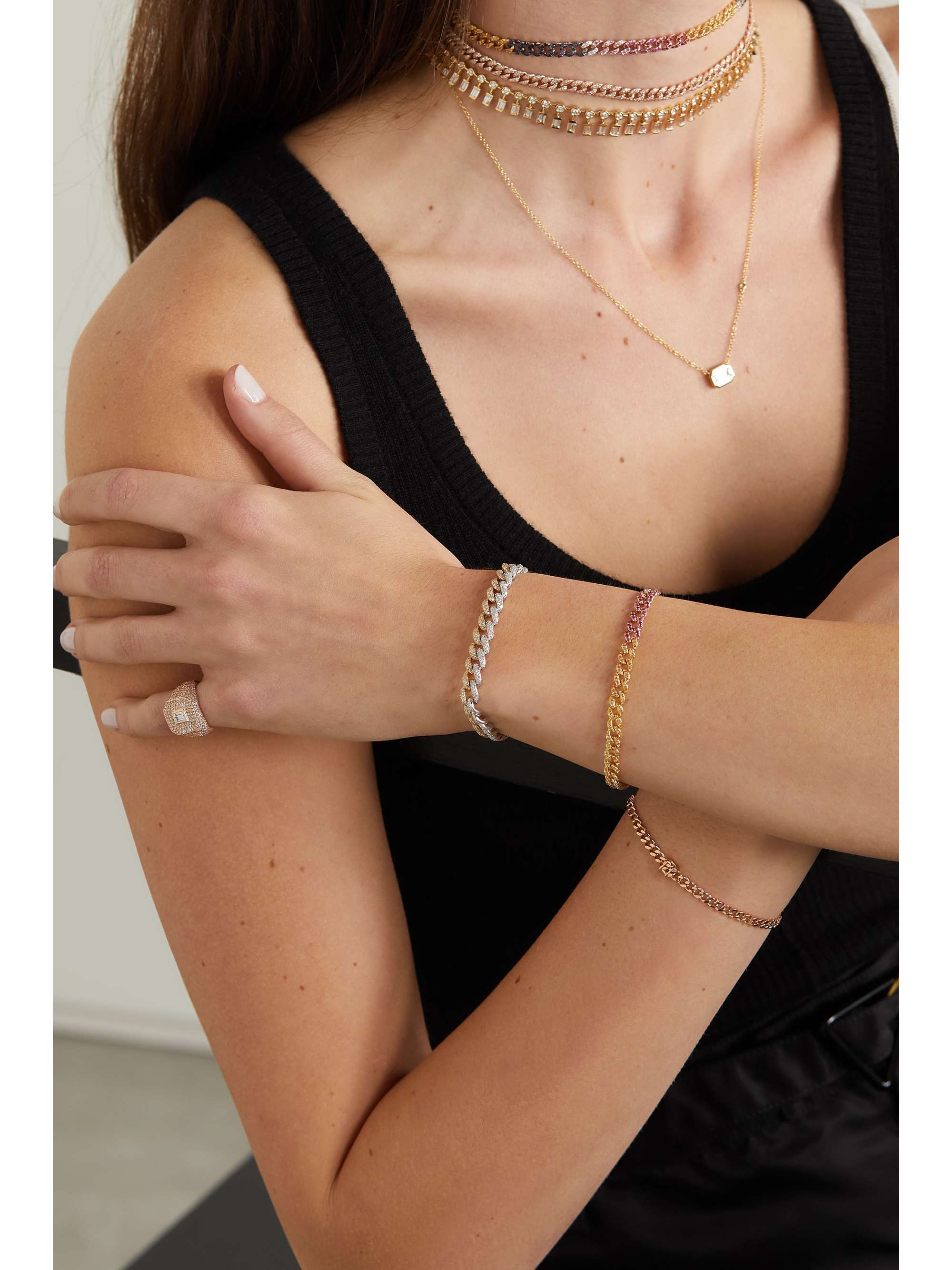 SHAY Essential Armband aus 18 Karat Gold mit Diamanten