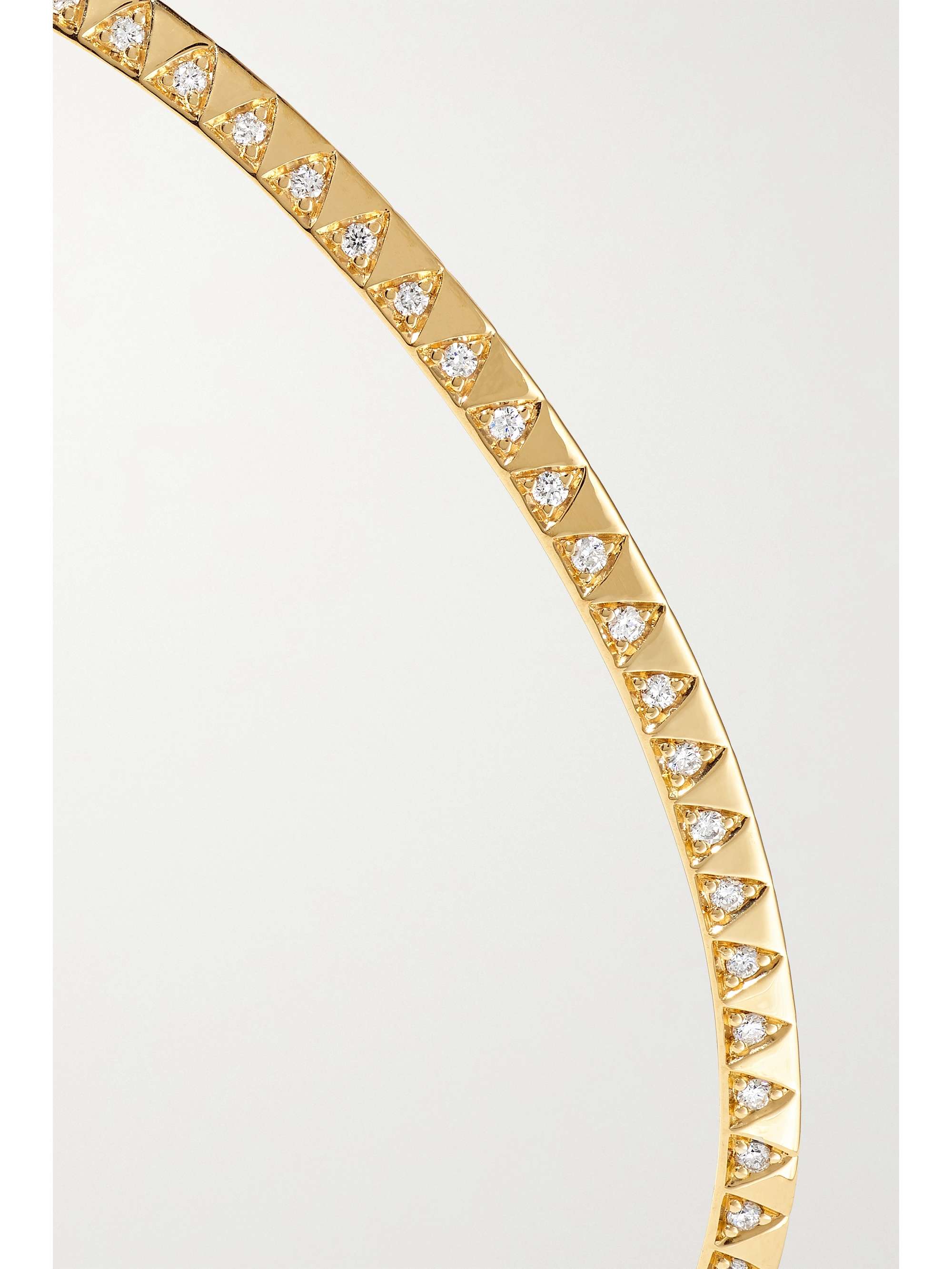 HARWELL GODFREY 18-karat gold diamond bangle